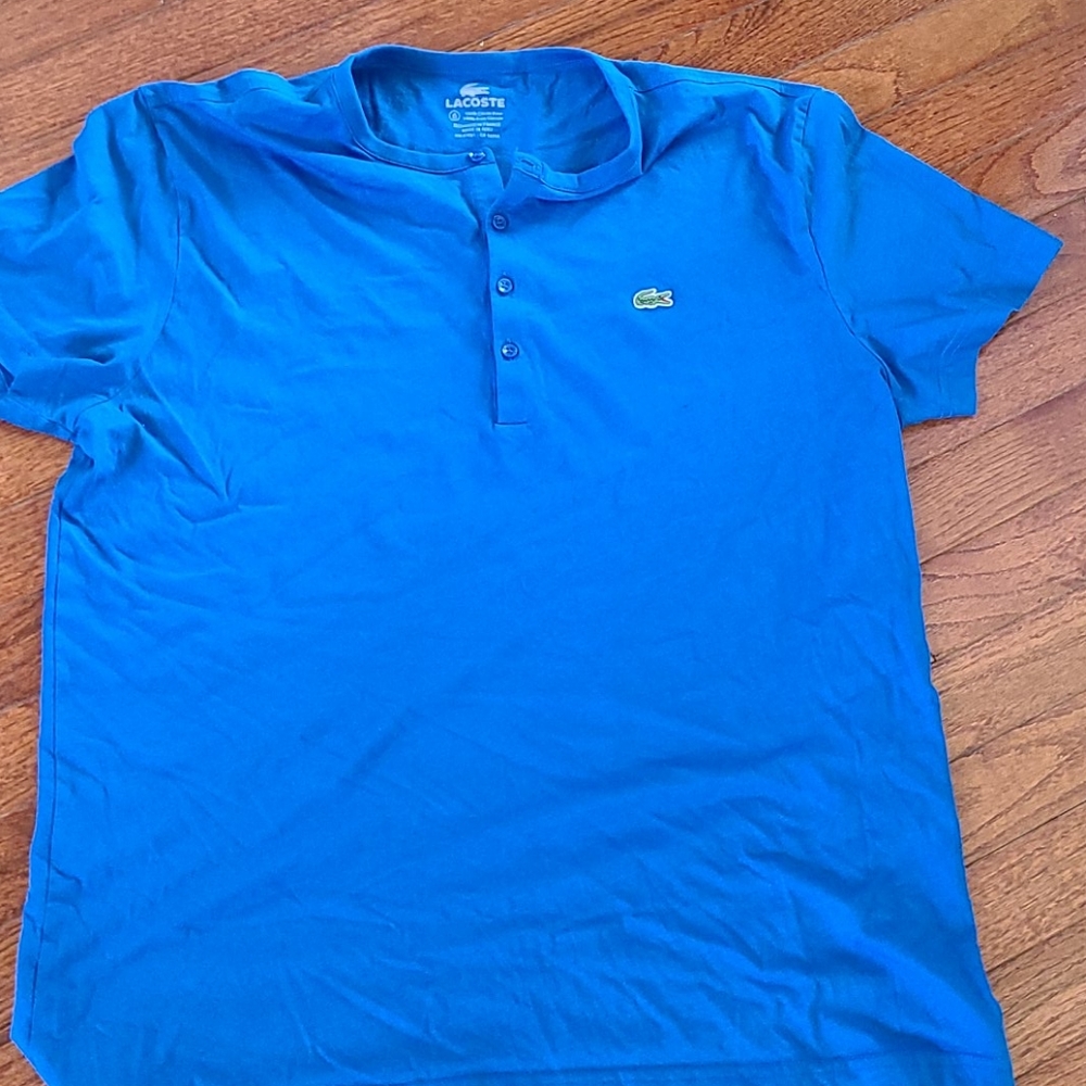 Lacoste Men's Henley Tshirt size 6